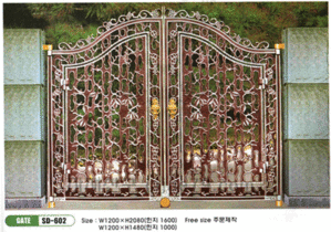 [GATE] SD-602 대문 W1200*2060 (힌지1600)